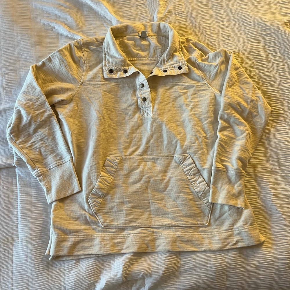 LL Bean Quarter Button Sweater